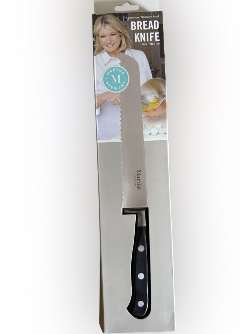 Martha Stewart Stainless Steel Bread Knife 8”
